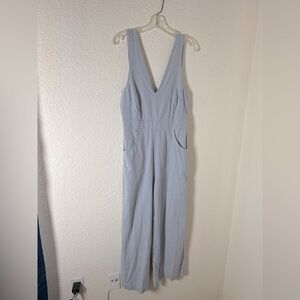 Rolla’s Blue Linen Wide‎ Leg Jumpsuit Size 8. NEW!!